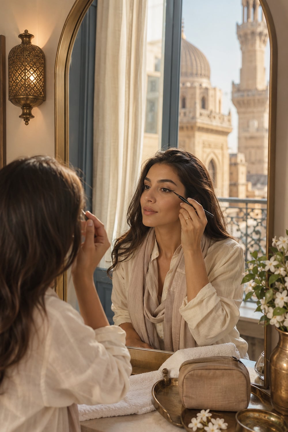 Egyptian Women Lifestyle and the Beauty of Presence Egyptian women lifestyle inspiration with graceful beauty warm-weather style and calm modern presence