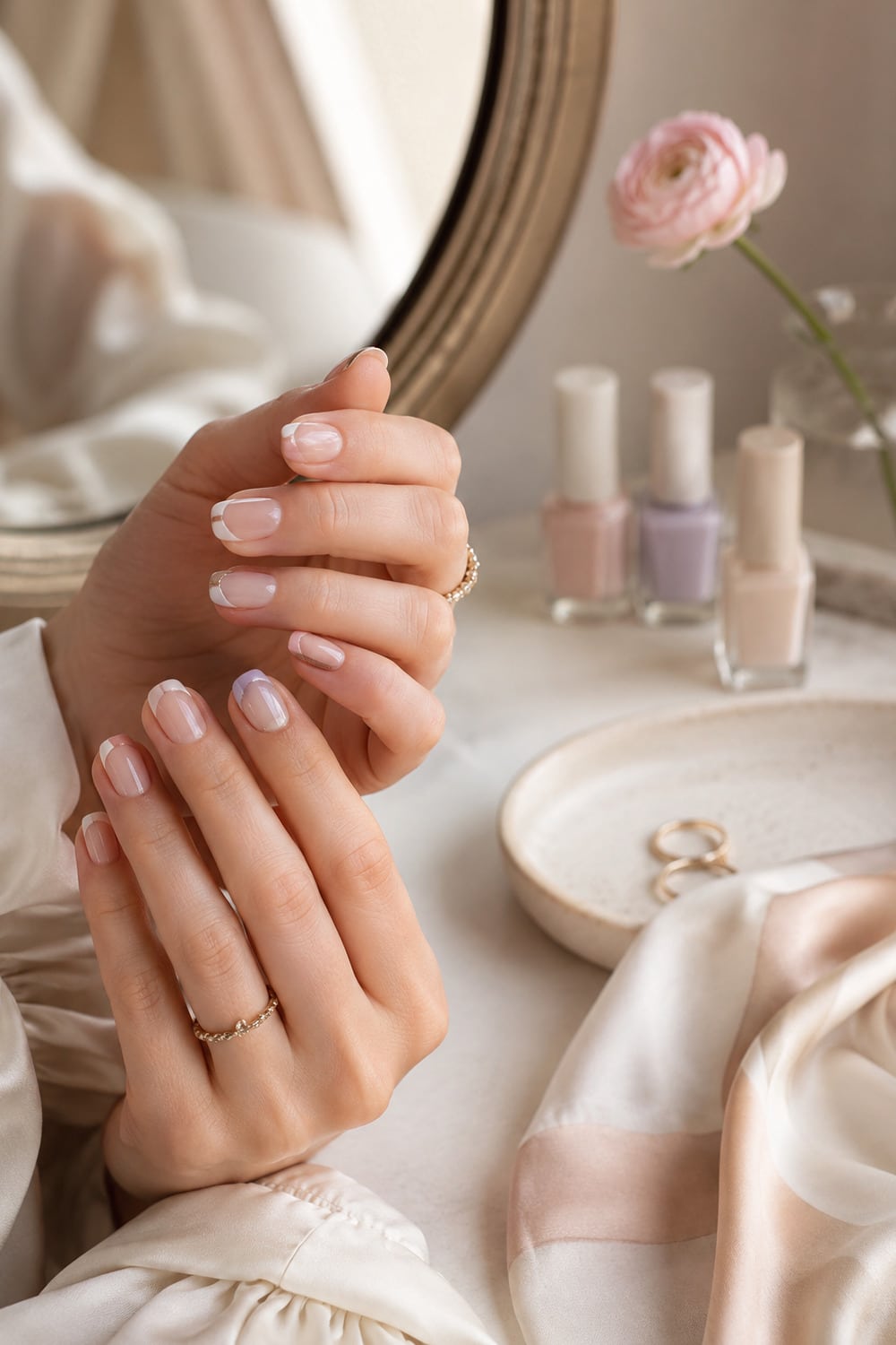 French Tips 2026 elegant nail ideas with soft color and timeless manicure details