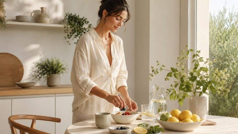 Joyful Wellness rituals for women in a calm everyday lifestyle setting