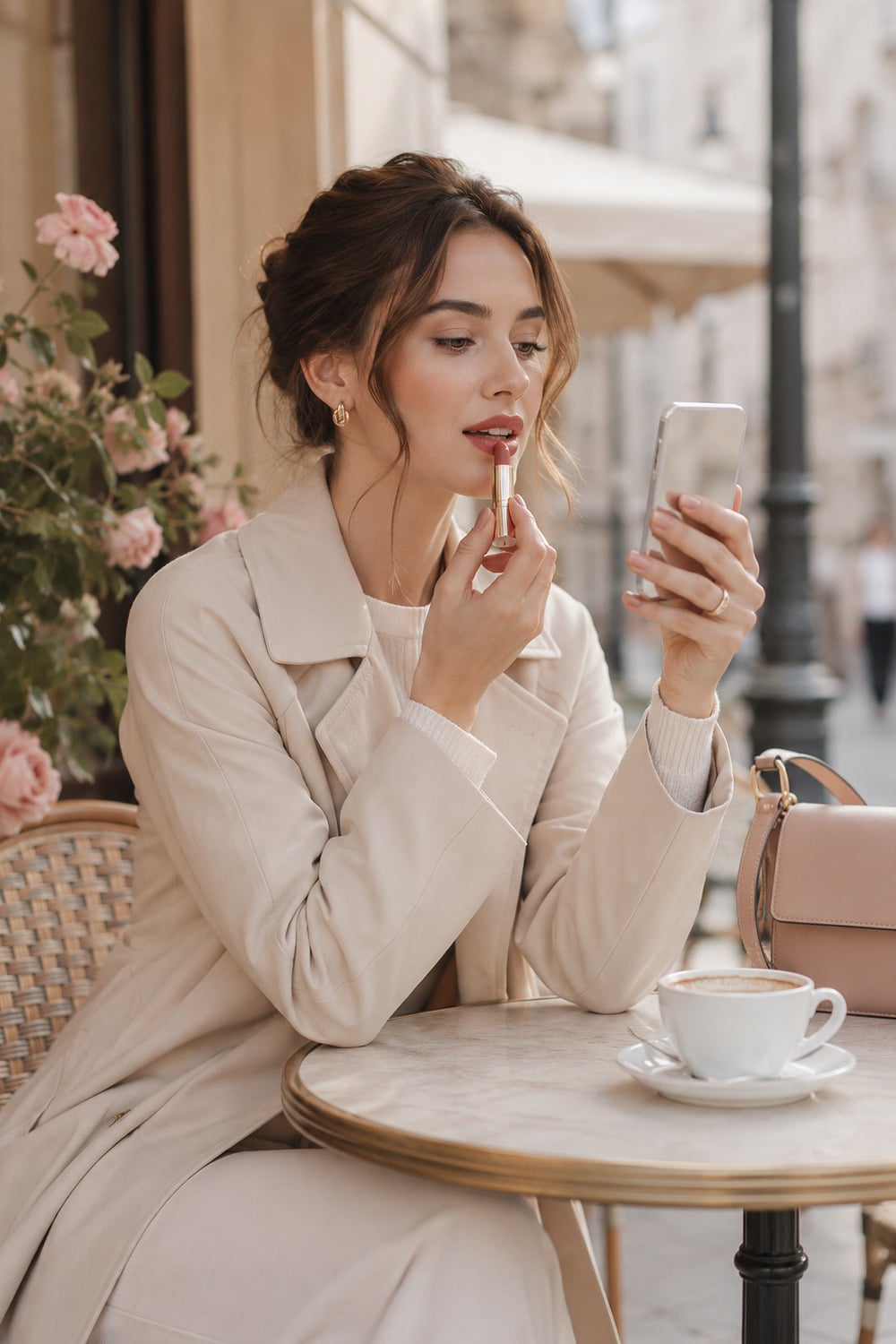 Lipstick-Only Makeup for a polished everyday beauty look