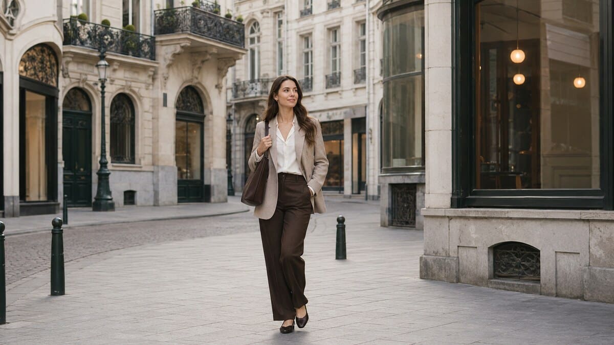 Belgian women lifestyle inspiration with understated style and calm taste