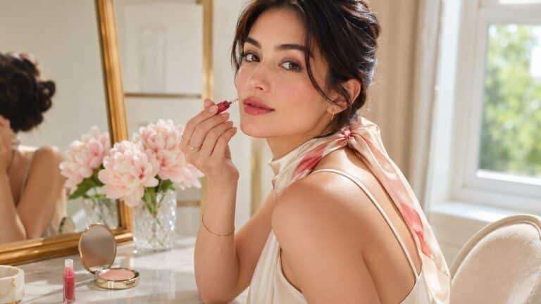A Soft Cherry Lip Tint for Fresh Summer Makeup