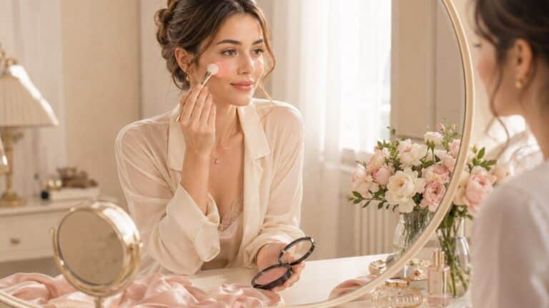 Cloud Blush Makeup for a Soft Diffused Glow