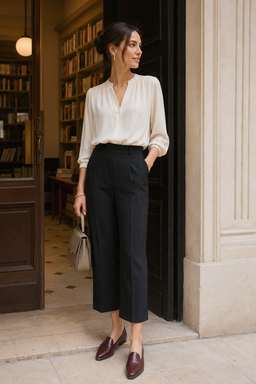 High-Vamp Flats Style 7 Stunning Outfit Ideas for the 2026 Shoe Trend high-vamp flats style with tailored summer trousers and polished neutral accessories