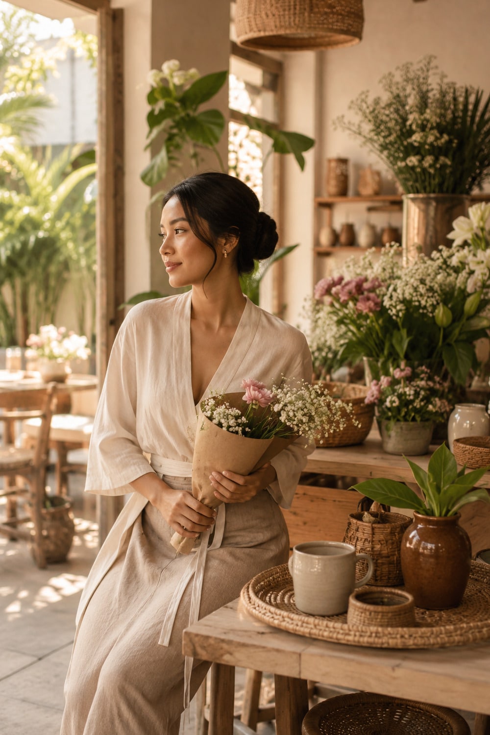 Indonesian Women Lifestyle Slow Living and the Art of Warmth Indonesian women lifestyle slow living inspiration with warm hospitality, craft, nature and everyday elegance