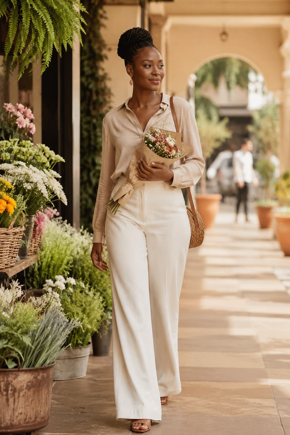 Kenyan Women Lifestyle and the Grace of Community Kenyan women lifestyle inspiration with warm city style, flowers, community, and graceful everyday confidence