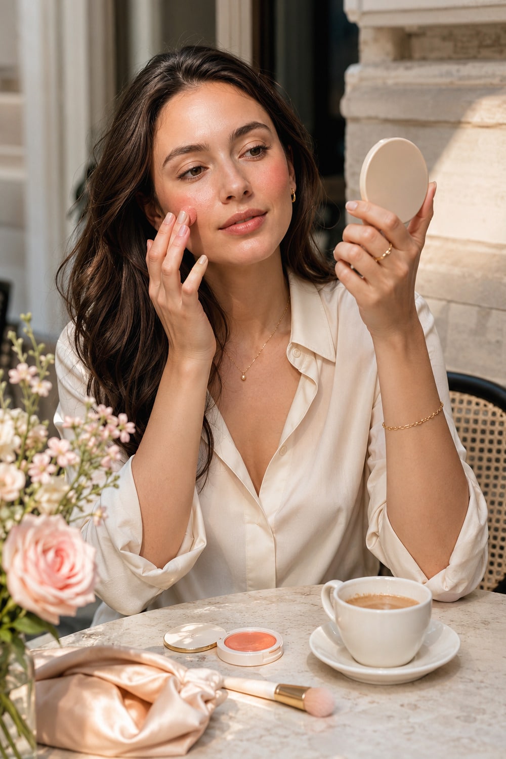 Multipurpose Makeup 7 Best Ways to Use One Product Beautifully Multipurpose makeup product used for a fresh cheek and lip look