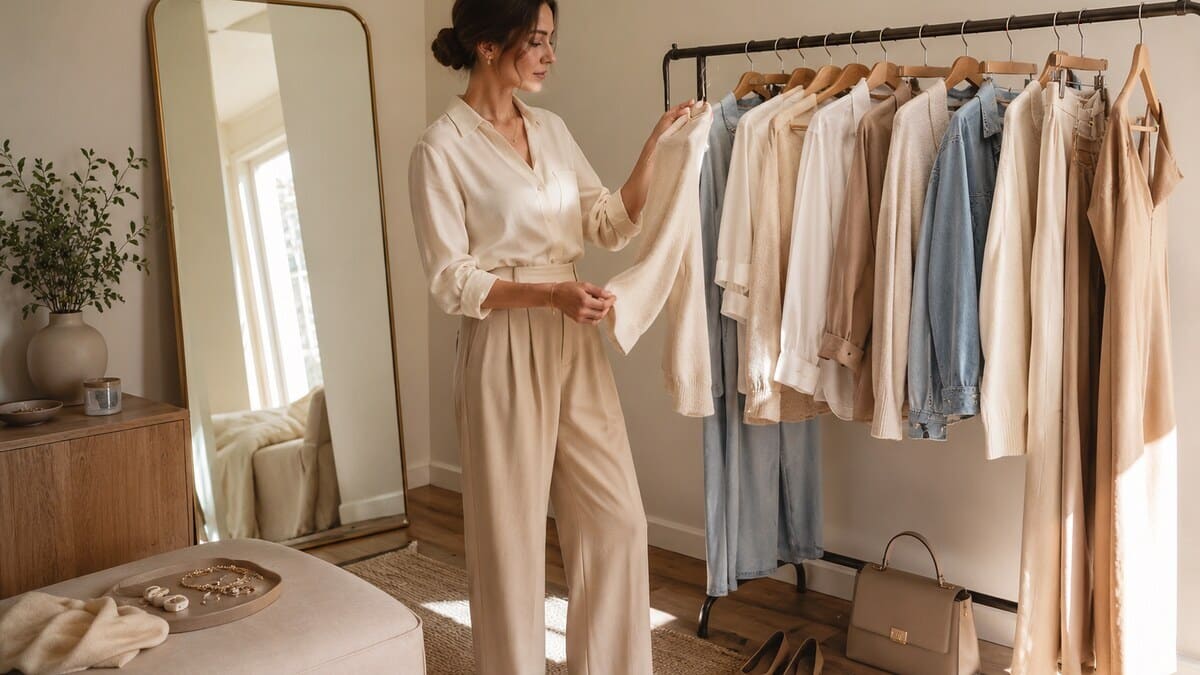 personal style audit everyday wardrobe with elegant closet editing and refined outfit planning