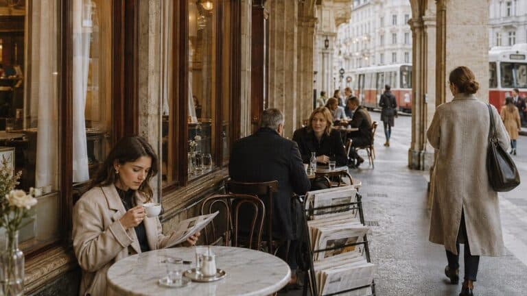 Austrian Coffeehouse Lifestyle in Contemporary Vienna
