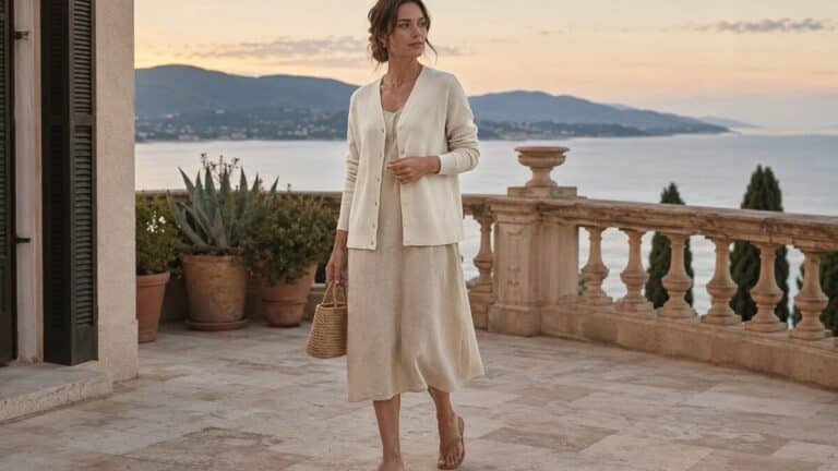 Lightweight Cardigan Style for Summer Evenings