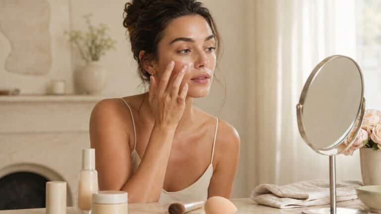Skin Tint Makeup for a Light Summer Base