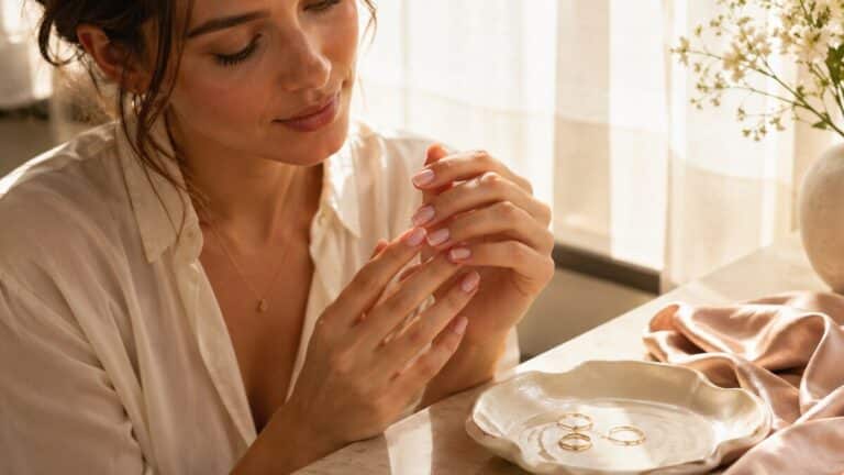 Soap Nails With a Sheer Glassy Finish