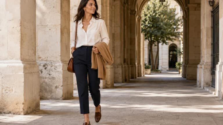 Chocolate Loafers Through Transitional Days