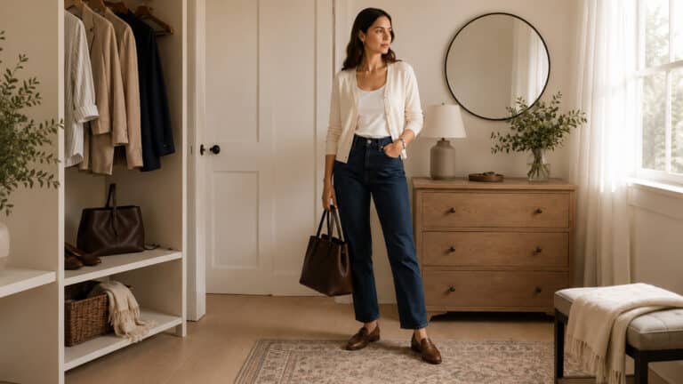Ivory Knit Style for Changing Weather