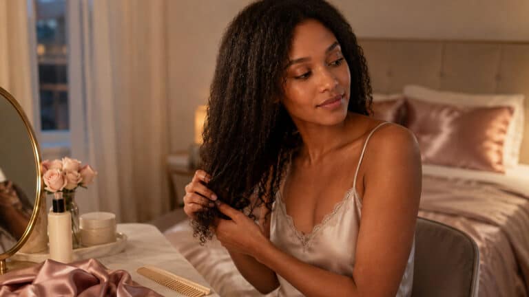 Satin Hair Routine for Smoother Morning Texture