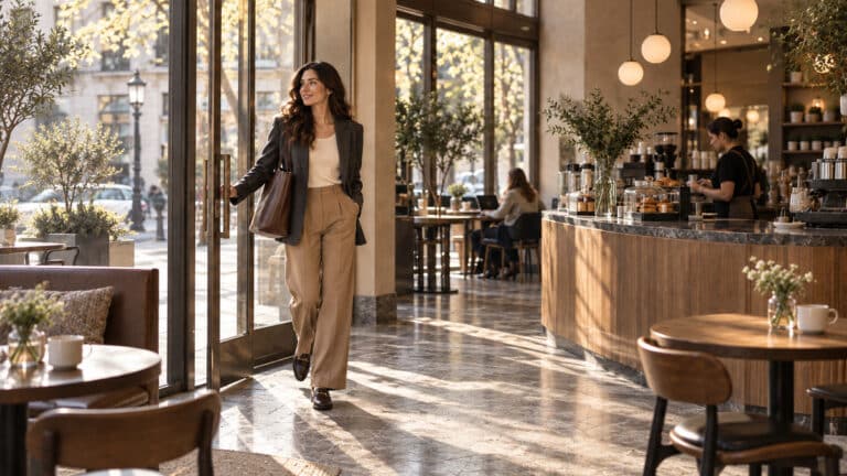 Cafe Work Outfits for Focused Remote Days