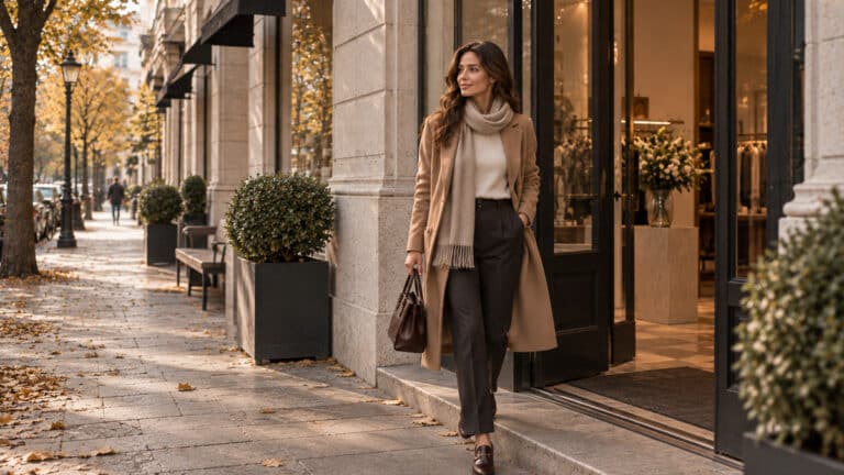 Cashmere Scarf Styling for Understated Fall Layers