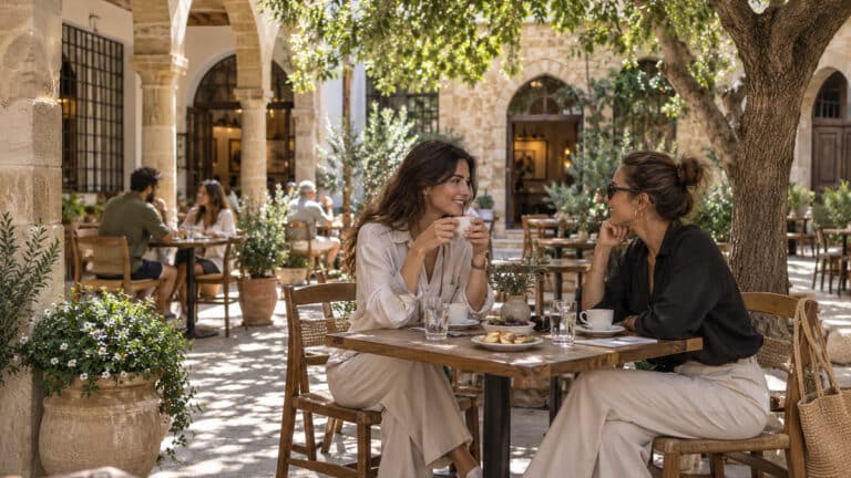 Cypriot Cultural Lifestyle Through Table Coffee and Home