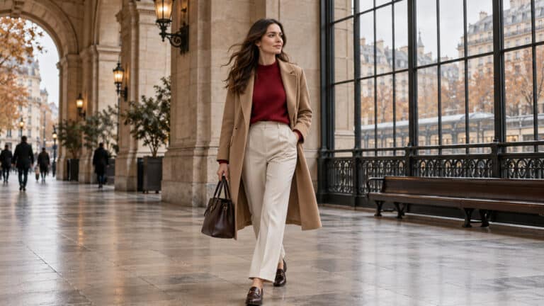 Red Sweater Style for Confident Autumn Dressing