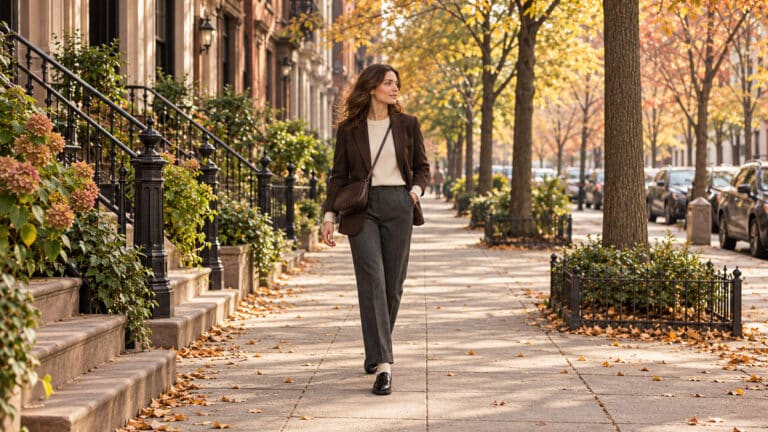 Modern Loafer Outfits for Autumn Workdays and Weekends