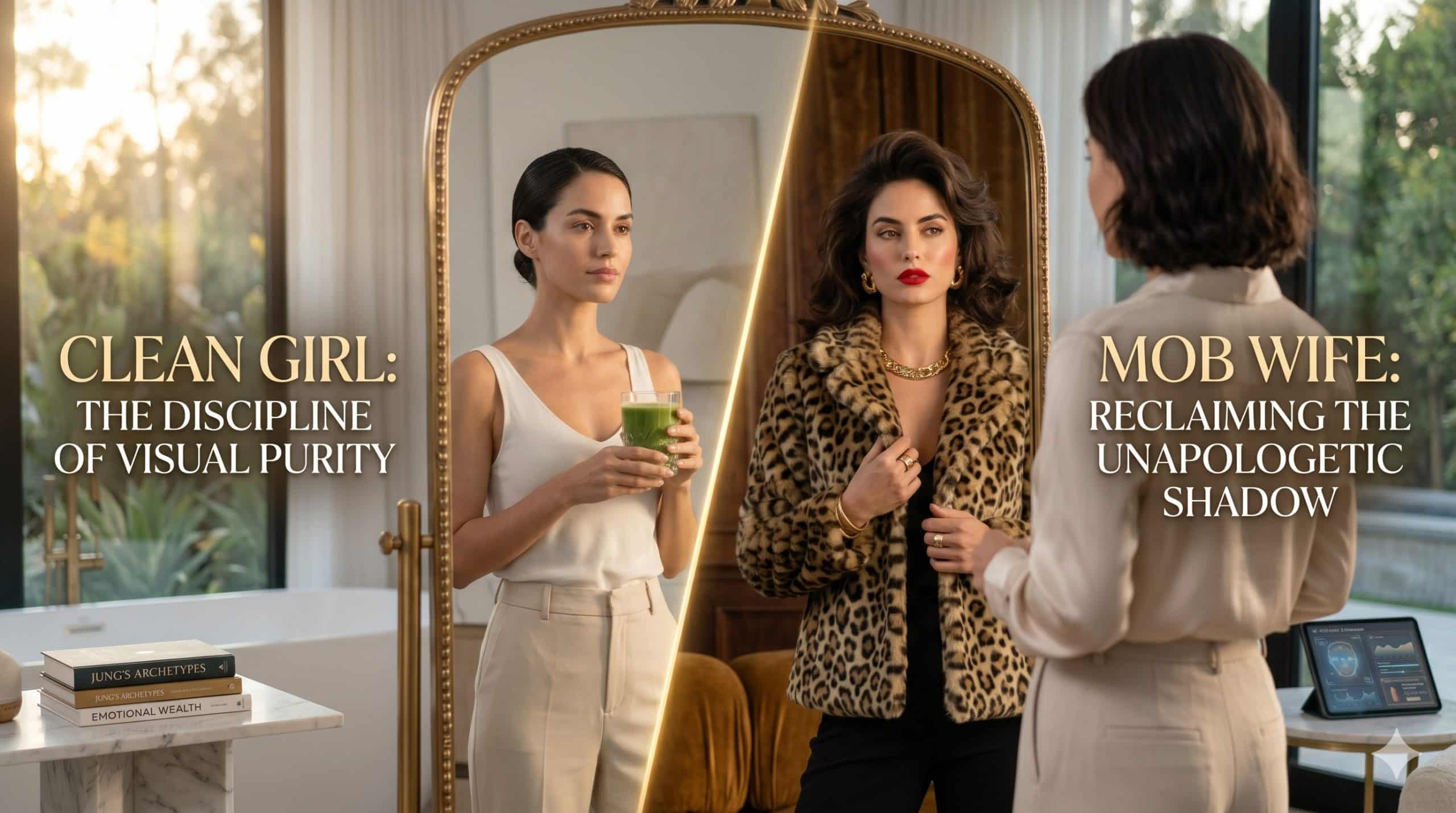 aesthetic identity and psychology clean girl vs mob wife