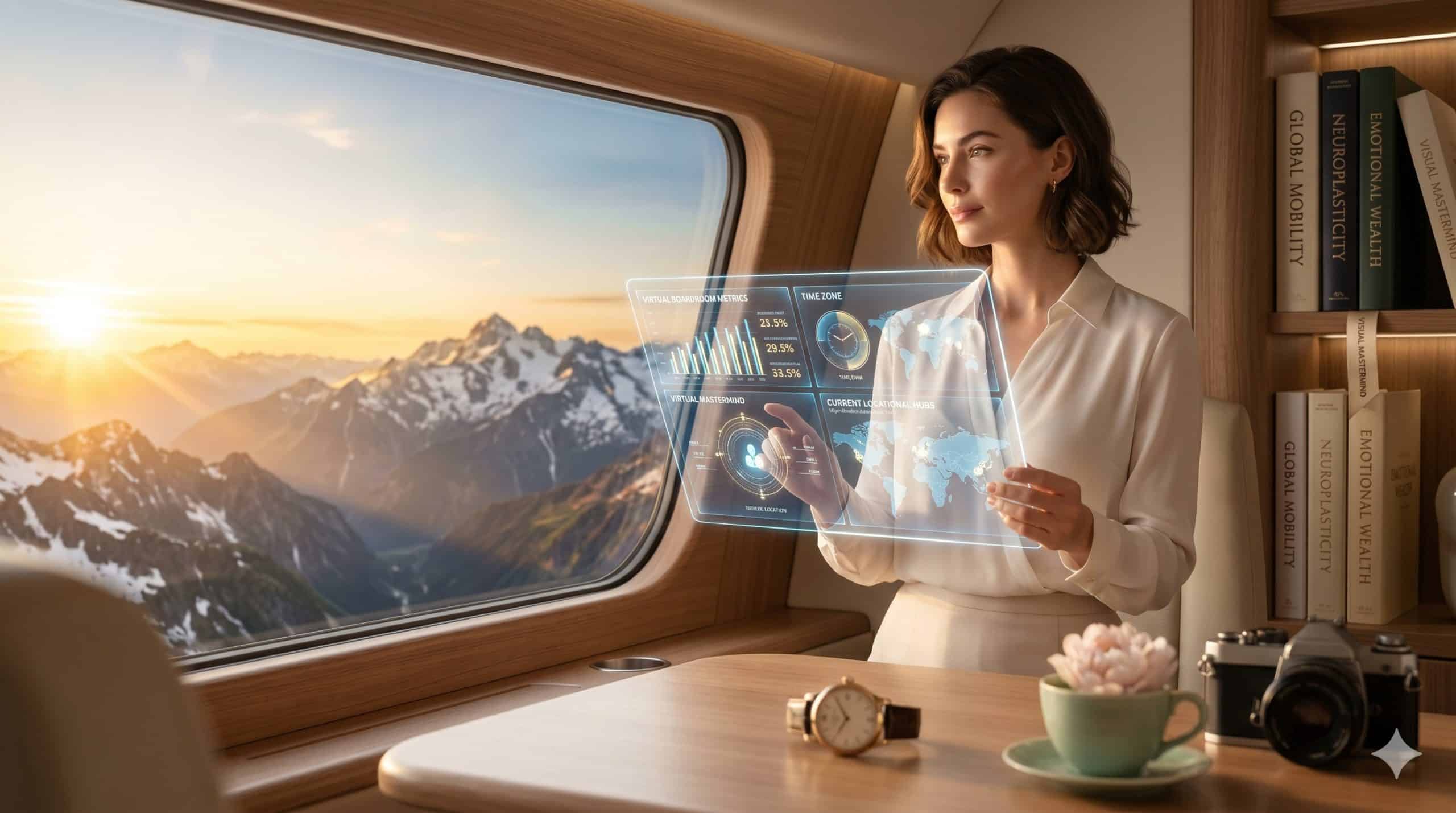 digital nomad CEO women global mobility remote leadership radiance