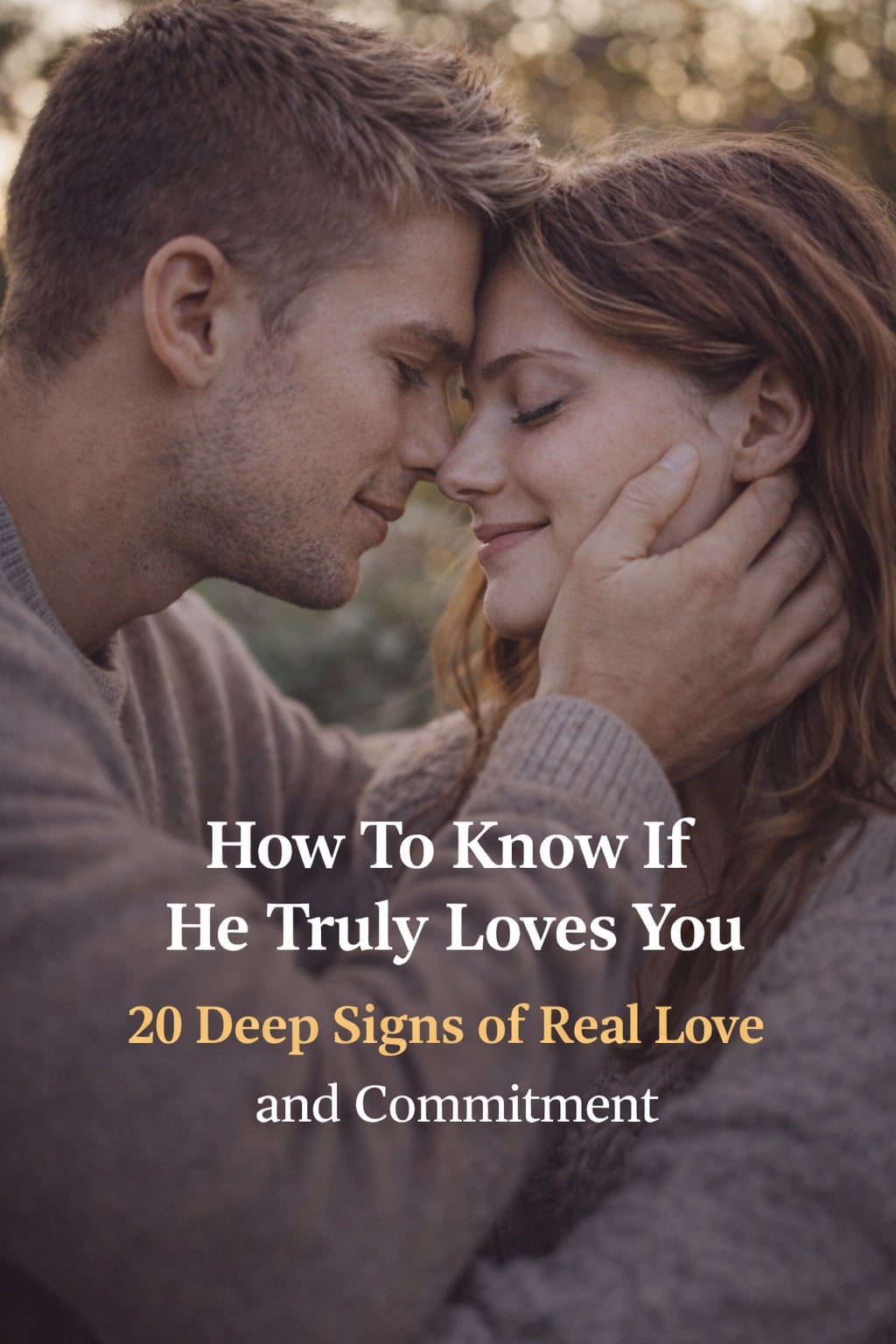 how to know if he truly loves you couple sharing intimate moment with emotional connection and affection