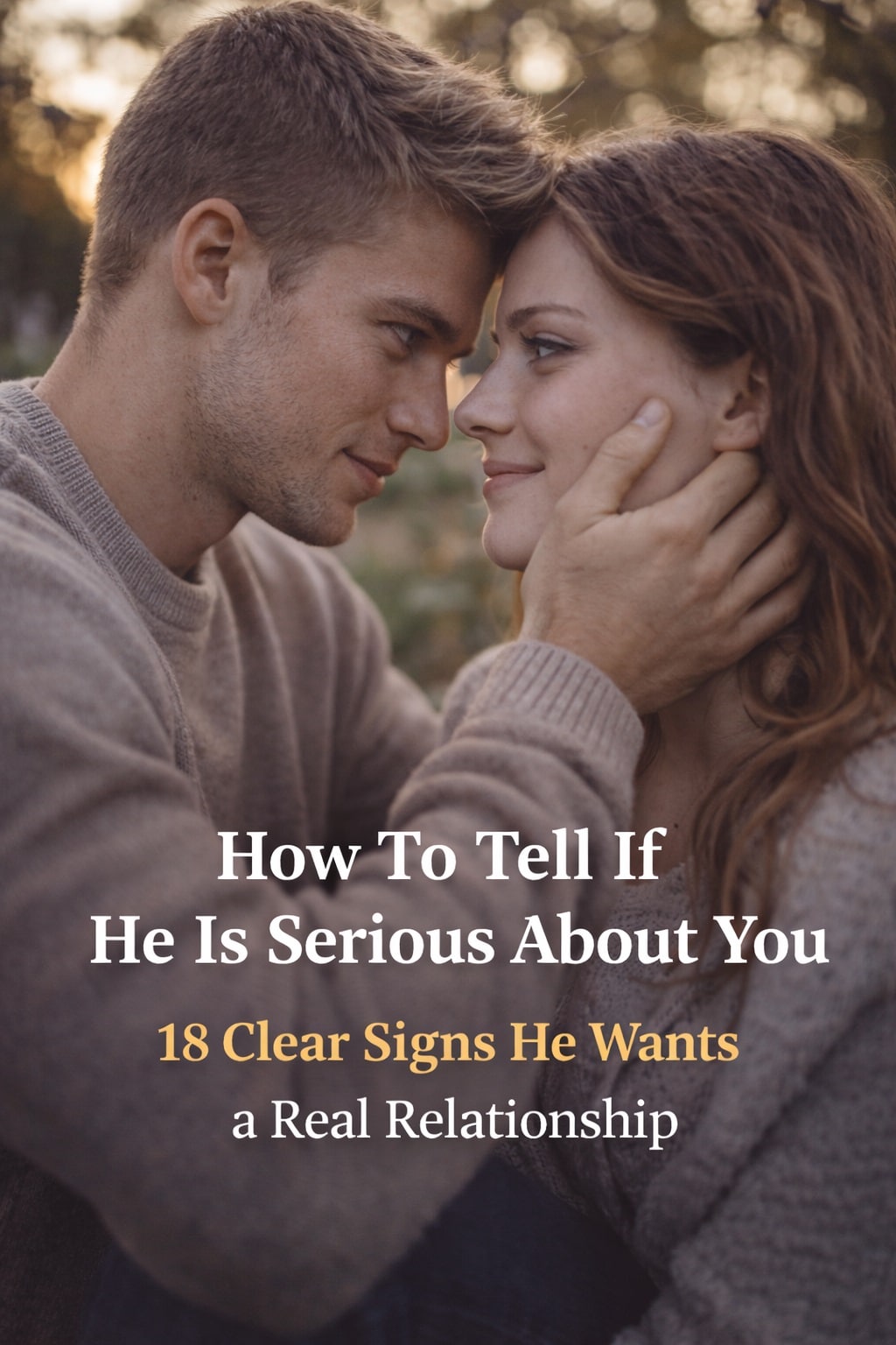 how to tell if he is serious about you couple looking into each other's eyes with emotional connection